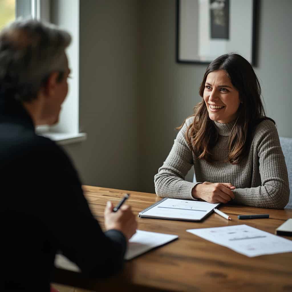 Leistungen lucid origin a professional 1 1 coaching scene with a coach and client sitting across from ea 0